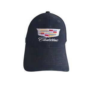 Cadillac Logo Adjustable Black Baseball Cap By Sportsman